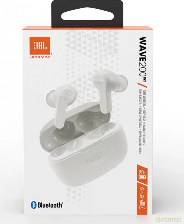 Słuchawki JBL Wave 200 bezprzewodowe TWS - białe