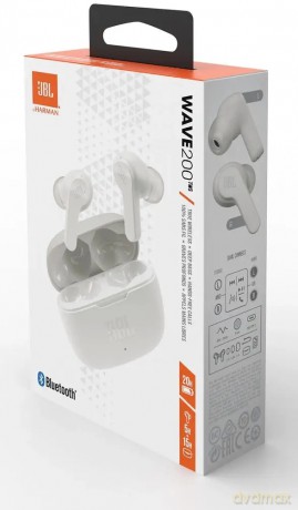 Słuchawki JBL Wave 200 bezprzewodowe TWS - białe