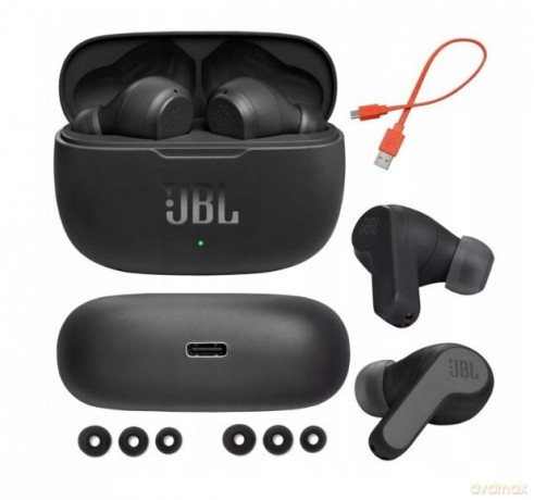 Słuchawki JBL Wave 200 bezprzewodowe TWS - czarne