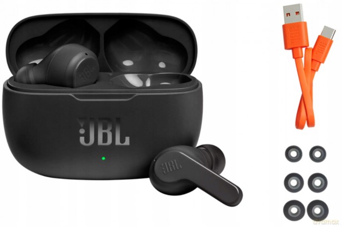 Słuchawki JBL Wave 200 bezprzewodowe TWS - czarne