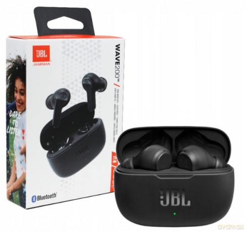 Słuchawki JBL Wave 200 bezprzewodowe TWS - czarne