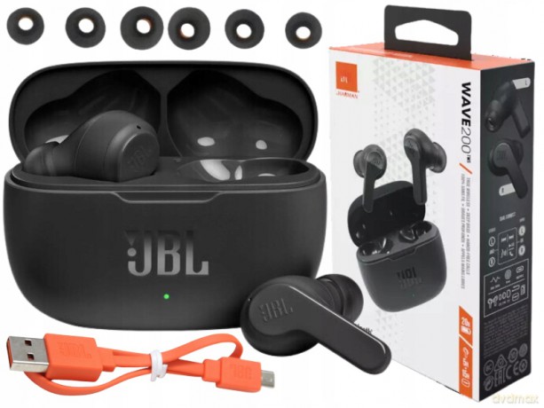 Słuchawki JBL Wave 200 bezprzewodowe TWS - czarne