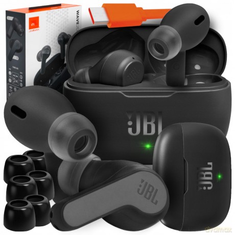 Słuchawki JBL Wave 200 bezprzewodowe TWS - czarne
