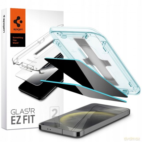 Szkło hartowane Spigen Glas.tR EZ Fit Privacy na Samsung Galaxy S24+ - 2 szt.