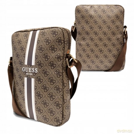 Torebka Guess Zip 4G Triangle - brązowa