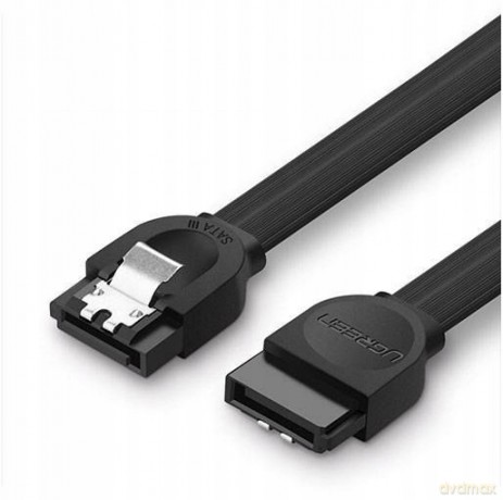 UGREEN kabel SATA 3.0 0.5m czarny (US217)