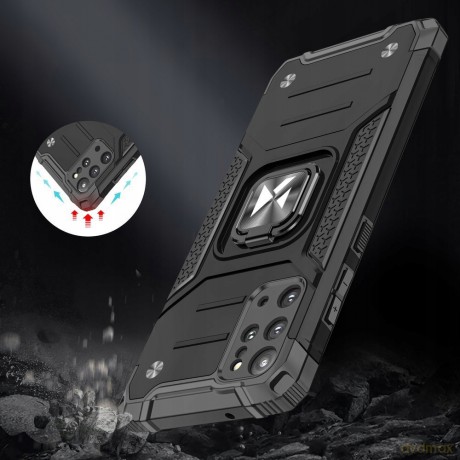Wozinsky Ring Armor pancerne hybrydowe etui pokrowiec + magnetyczny uchwyt Samsung Galaxy S20+ (S20 Plus)