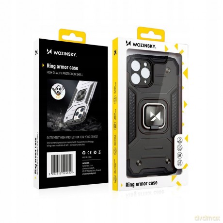Wozinsky Ring Armor pancerne hybrydowe etui pokrowiec + magnetyczny uchwyt Samsung Galaxy S20+ (S20 Plus)