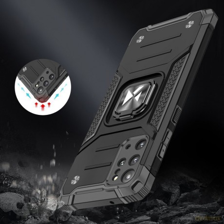 Wozinsky Ring Armor pancerne hybrydowe etui pokrowiec + magnetyczny uchwyt Samsung Galaxy S20+ (S20 Plus)