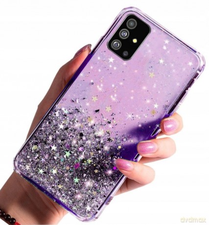 Wozinsky Star Glitter błyszczące etui pokrowiec z brokatem Samsung GALAXY A51 ZIELONY