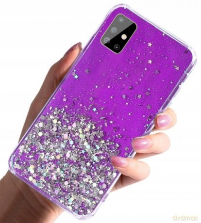 Wozinsky Star Glitter błyszczące etui pokrowiec z brokatem Samsung GALAXY A51 ZIELONY