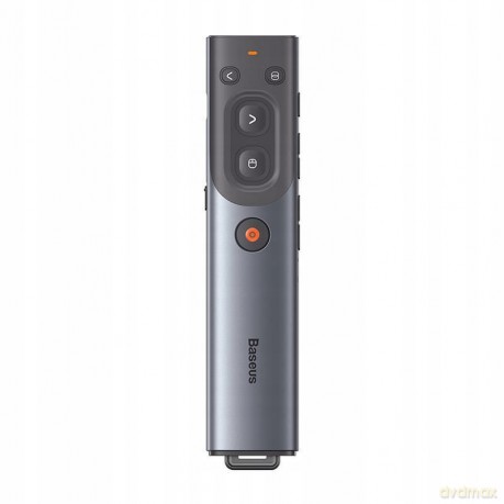 Wskaźnik laserowy Baseus Orange Dot AI z automatyczną transkrypcją głosu, dwoma laserami - szary
