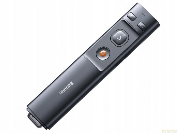 Wskaźnik laserowy Baseus Orange Dot bezprzewodowy do prezentacji - szary (bez baterii)