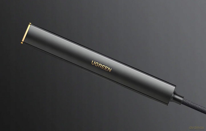 Wzmacniacz słuchawkowy DAC Ugreen CM545 ze złącza USB-C do mini jack 3.5 mm - czarny