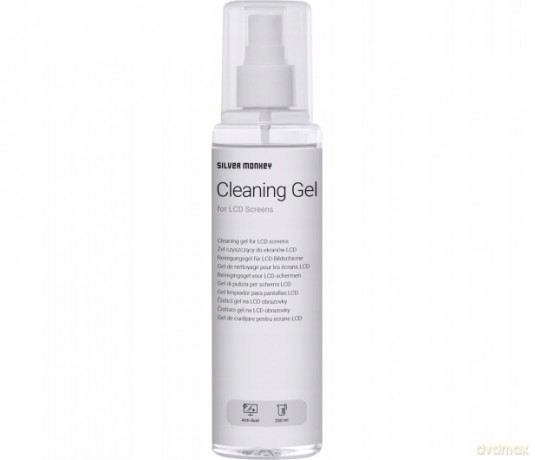 Zestaw Silver Monkey LCD Cleaning Gel Set: żel do matryc LCD 250ml i ścierka z mikrofibry