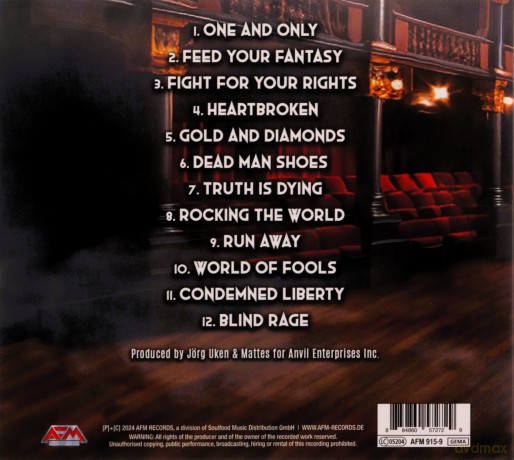 Anvil: One And Only (digipack) [CD]