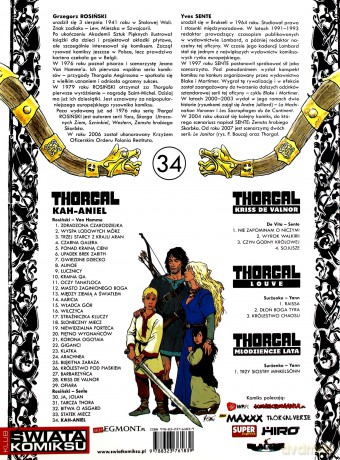 Kah Aniel Tom 34 Thorgal - Yves Sente [KSIĄŻKA]