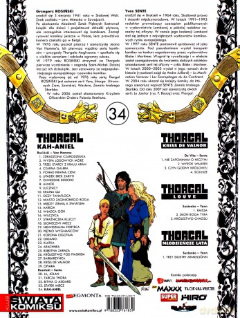 Kah Aniel Tom 34 Thorgal - Yves Sente [KSIĄŻKA]