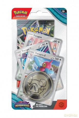 Twilight Masquerade Premium Checklane Porygon [KARTY]