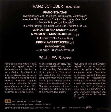 Paul Lewis: Paul Lewis Plays Schubert [6CD]