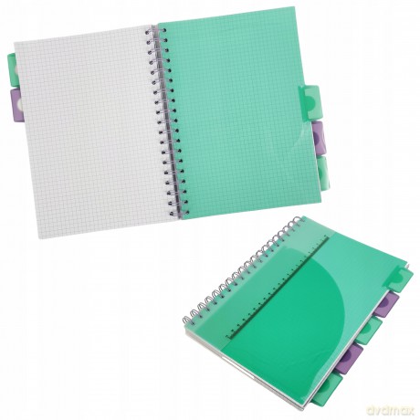 Kołozeszyt B5 100 k. Project Book Disney Fashion Stitch wzór 1