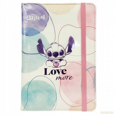 Notes A5 80 k. linia z gumką Disney Fashion Stitch wzór 1