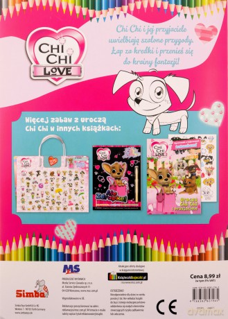 Barwne fantazje słodkiej Chi Chi. Chi Chi love. Pokoloruj świat [KSIĄŻKA]