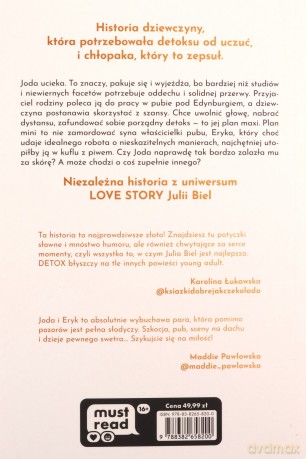 Detox Love Story - Julia Biel [KSIĄŻKA]