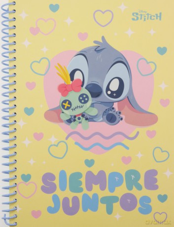 Kołobrulion B5 100 k. plastikowa spirala Disney Fashion Stitch wzór 1
