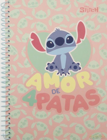 Kołobrulion B5 100 k. plastikowa spirala Disney Fashion Stitch wzór 2