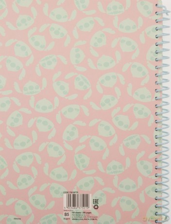Kołobrulion B5 100 k. plastikowa spirala Disney Fashion Stitch wzór 2