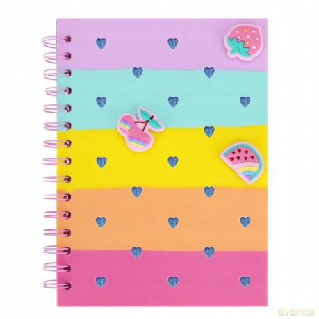 Notes A5 silikonowy Fruits