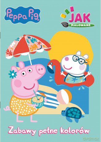 Zabawy pełne kolorów. Świnka Peppa. Jak malowane [KSIĄŻKA]