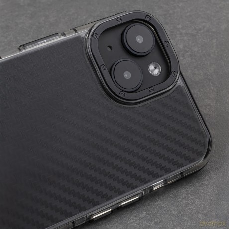 Nakładka Acrylic Carbon do iPhone 15 6,1" czarna