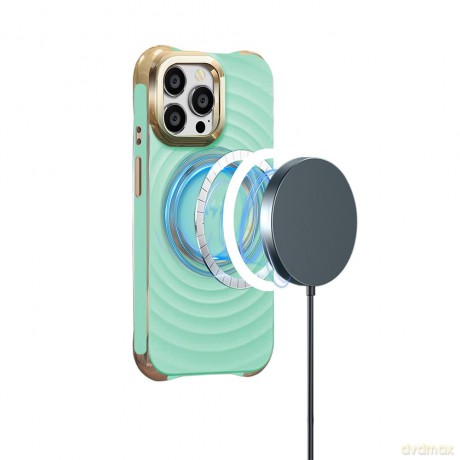 Nakładka Circle Glam Mag do iPhone 11 miętowa