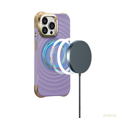Nakładka Circle Glam Mag do iPhone 14 Pro Max 6,7" fioletowa