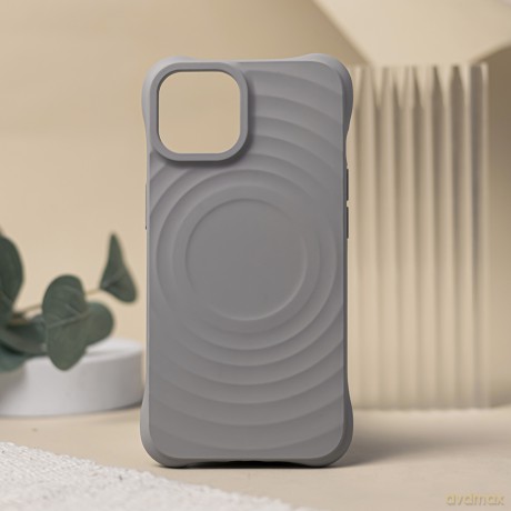 Nakładka Circle Mag do iPhone 15 6,1" szara