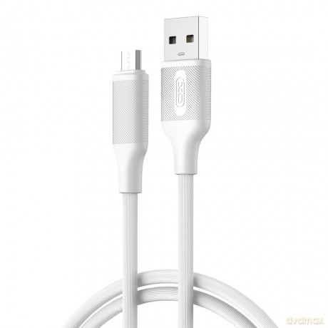 XO kabel NB265 USB - microUSB 1,0m 2,4A biały