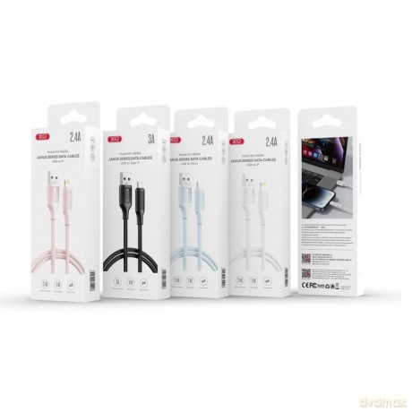 XO kabel NB265 USB - microUSB 1,0m 2,4A biały