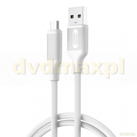 XO kabel NB265 USB - microUSB 1,0m 2,4A biały