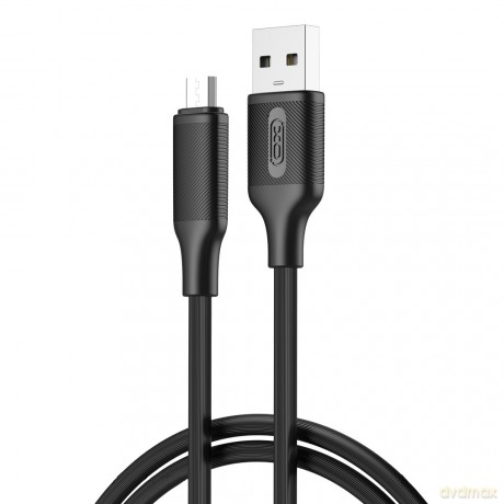 XO kabel NB265 USB - microUSB 1,0m 2,4A czarny