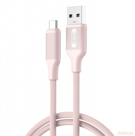 XO kabel NB265 USB - USB-C 1,0m 3A różowy