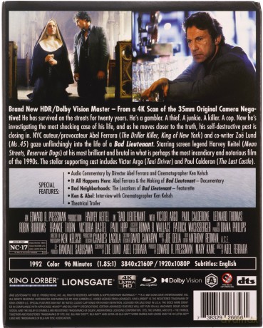 Bad Lieutenant (Zły porucznik) [Blu-Ray 4K]+[Blu-Ray]