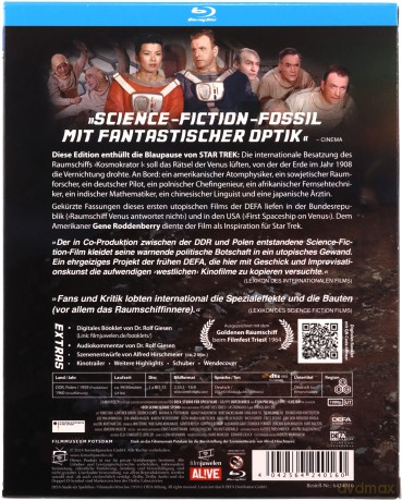 First Spaceship on Venus (Milcząca gwiazda) [Blu-ray]