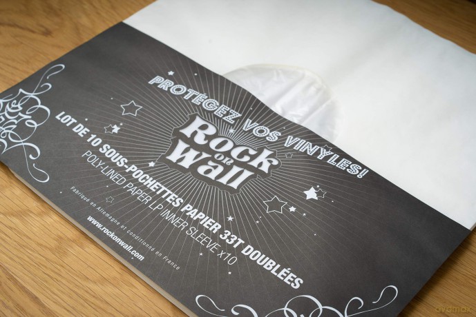 Music Protection: 10 X Lp 12 Inch Paper Inner Sleeve Antistatic Edged Incl Center Hole - White - Rock On Wall [CD]