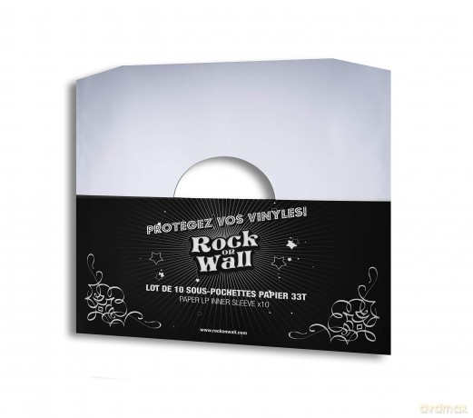 Music Protection: 10 X Lp 12 Inch Paper Inner Sleeve Edged Incl Center Hole - White - Rock On Wall [CD]