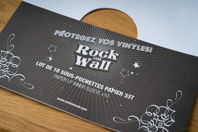Music Protection: 10 X Lp 12 Inch Paper Inner Sleeve Edged Incl Center Hole - White - Rock On Wall [CD]