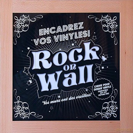 Music Protection: 12 Inch Album Cover Frame Wood - Beech - Rock On Wall [CD]