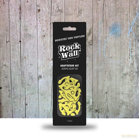 Music Protection: 12 X Plastic 7 Inch Adapter - Rock On Wall [CD]