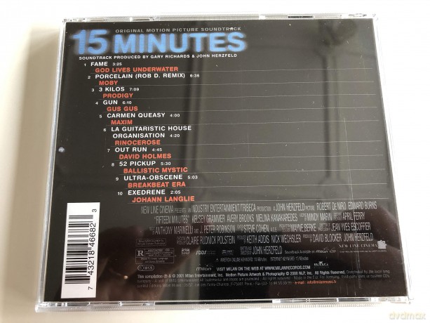 15 Minutes-soundtrack [CD]